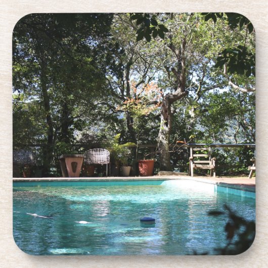 Ein kleines R 'n R Getränkeuntersetzer (Vorderseite)