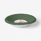 Ein kleines Rentier ist unterwegs Pappteller (Gewinkelt)