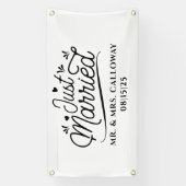 Ein kleines Retro-Banner, nur verheiratet Banner (Vertikal)