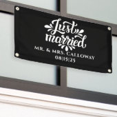 Ein kleines Retro-Banner, nur verheiratet Banner (Äußeres Gebäude)