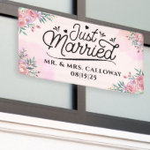 Ein kleines Retro-Banner, nur verheiratet Banner (Äußeres Gebäude)