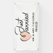 Ein kleines Retro-Banner, nur verheiratet Banner (Vertikal)