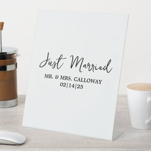 Ein kleines Retro-Banner nur verheiratet Sockelschild (In Situ)