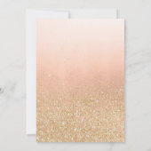 Ein kleines Schmetterling Aquarellmädchen Dusche Einladung (Rückseite)