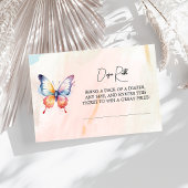 Ein kleines Schmetterling pastellfarben whimsical Begleitkarte