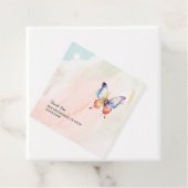 Ein kleines Schmetterling pastellfarben whimsical Geschenkanhänger (Beispiel)