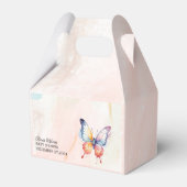 Ein kleines Schmetterling pastellfarben whimsical  Geschenkschachtel (Rückseite)