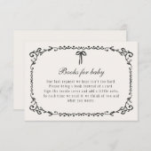 Ein kleines schwarzes Boo Halloween Bücher für Bab Begleitkarte (Vorne/Hinten)