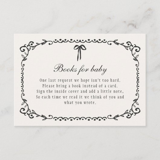 Ein kleines schwarzes Boo Halloween Bücher für Bab Begleitkarte (Vorderseite)