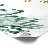 Ein kleines Snowflake Babydusche Begrüßungszeichen Poster (Ecke)