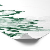 Ein kleines Snowflake Babydusche Begrüßungszeichen Poster (Ecke)