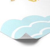 Ein kleines Sonnenschein-Baby-Duschposter Poster (Ecke)