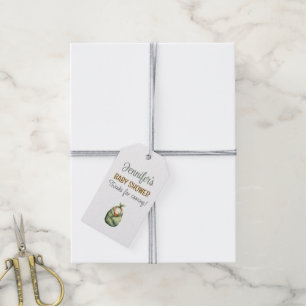 Ein kleines Spross-Baby Shower-Geschenk-Tag Geschenkanhänger