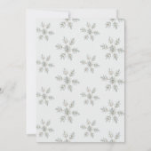 Ein kleines Stück Freude ist auf dem Weg Baby Dusc Einladung (Rückseite)