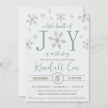 Ein kleines Stück Freude ist auf dem Weg Baby Dusc