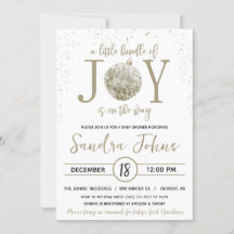 Ein kleines Stück Freude ist auf dem Weg Baby Dusc