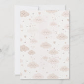 Ein kleines Stück Heaven Baby-Dusche Einladung (Rückseite)
