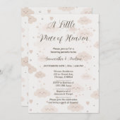 Ein kleines Stück Heaven Baby-Dusche Einladung (Vorne/Hinten)