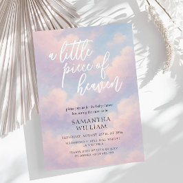 Ein kleines Stück Heaven-Baby-Dusche Einladung