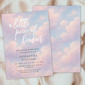 Ein kleines Stück Heaven-Baby-Dusche Einladung