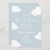 Ein kleines Stück Heaven-Baby-Dusche Einladung (Vorne/Hinten)