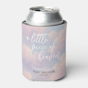 Ein kleines Stück Heaven Baby Dusche Minimalistisc Dosenkühler
