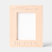 Ein kleines Stück Heaven Baby-Foto Geätzte Rahmen (Vorderseite)