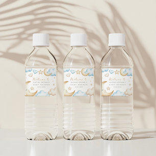 Ein kleines Stück Himmel Baby-Party Wasserflaschenetikett