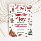 Ein kleines Stück Joy Baby Dusche Einladung