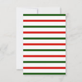 Ein kleines Stück Joy Holiday Wreath Baby Dusche Einladung (Rückseite)