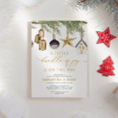 Ein kleines Stück Joy Winter Baby Dusche Einladung