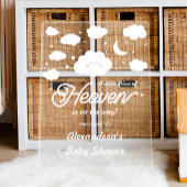 Ein kleines Stück Paradies für die Dusche des Gesp Acrylschild