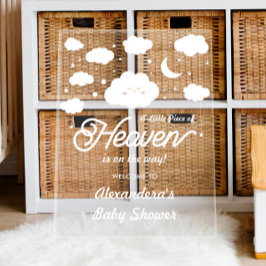 Ein kleines Stück Paradies für die Dusche des Gesp Acrylschild