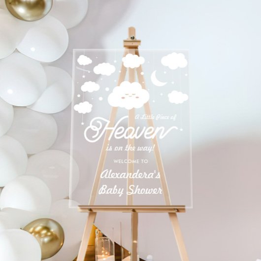 Ein kleines Stück Paradies für die Dusche des Gesp Acrylschild