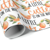 Ein kleines Süsse Baby Duschpapier Geschenkpapier (Rolleneckpunkt)