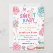 Ein kleines süßes Baby ist das Party Einladung (Vorderseite)