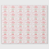 Ein kleines süßes Baby ist unterwegs mit einer Bab Geschenkpapier (Flach)