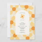 Ein kleines, süßes Mädchen Dusche Einladung (Vorderseite)