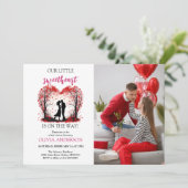 Ein kleines, süßes Valentinisches Party Einladung (Stehend Vorderseite)