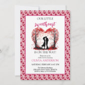 Ein kleines, süßes Valentinisches Party Einladung (Vorderseite)