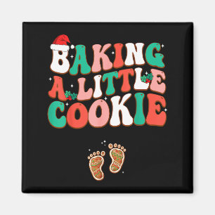 Ein kleines süßes Weihnachtsplätzchen backen Schwa Magnet