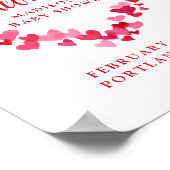 Ein kleines Sweetheart Baby Dusche Begrüßungszeich Poster (Ecke)