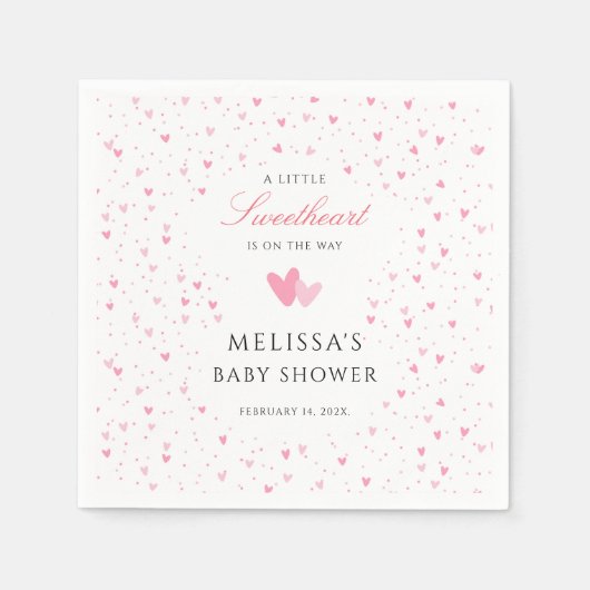 Ein kleines Sweetheart Girl Duschpapier Serviette (Vorderseite)