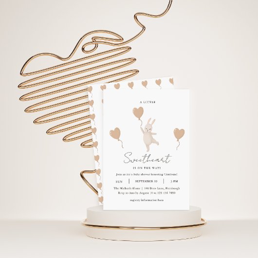 Ein kleines Sweetheart ist auf dem Weg Baby Dusche