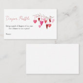 Ein kleines Sweetheart ist auf dem Weg Windeln Raf Visitenkarte (Vorne/Hinten)