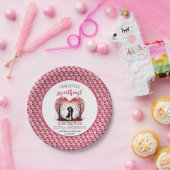 Ein kleines Sweetheart Valentine Pappteller (Party)