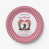 Ein kleines Sweetheart Valentine Pappteller (Vorderseite)