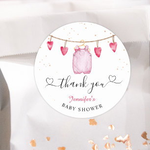 Ein kleines Sweetheart   Valentinsche Kinderdusche Runder Aufkleber