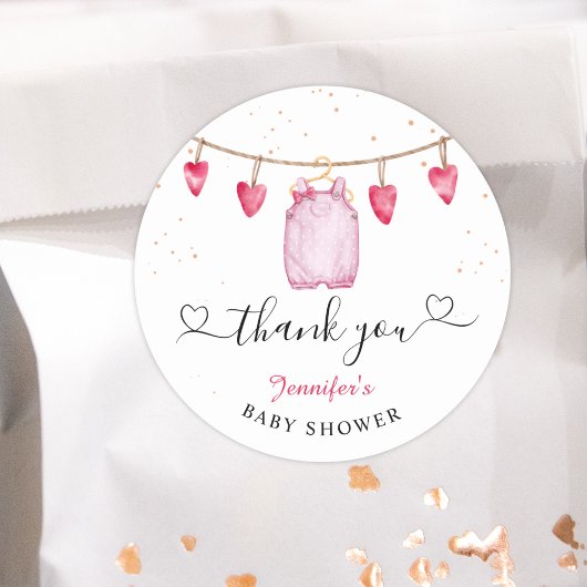 Ein kleines Sweetheart | Valentinsche Kinderdusche Runder Aufkleber