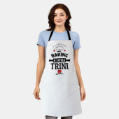 Ein kleines Trini-Schwangerschaftsgeschenk backen Schürze (Getragen)